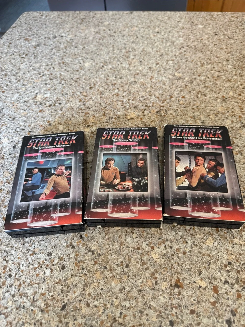 Vintage Rare Set of 3 Star Trek Betamax Tapes Collectors Item! Episode 2, 3, 5